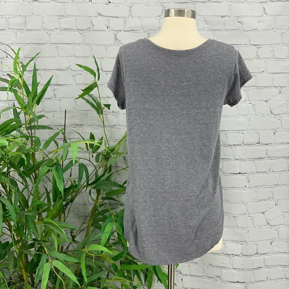 🎉Lucky Brand Heather Gray Lucky Brand Graphic Tee - Picture 3 of 7